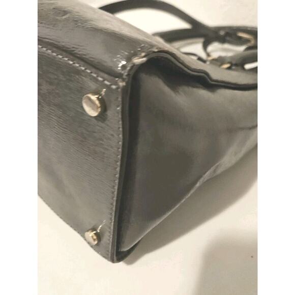 Kate Spade New York Beacon Court Jeanne Leather Gray Handbag Satchel 10x9 - Picture 13 of 15